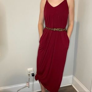 Casual Maxi Dress with Pockets